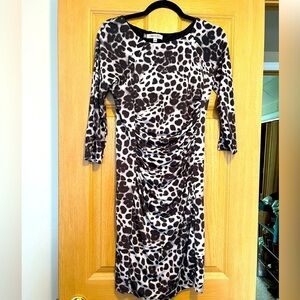 EUC Jennifer Lopez animal print dress
